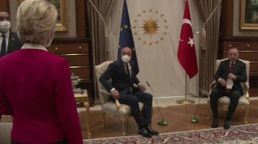 Avrupa Komisyonu Başkanı Ursula von der Leyen: T&uuml;rkiye'deki sandalye olayı kadın olduğum i&ccedil;in yaşandı