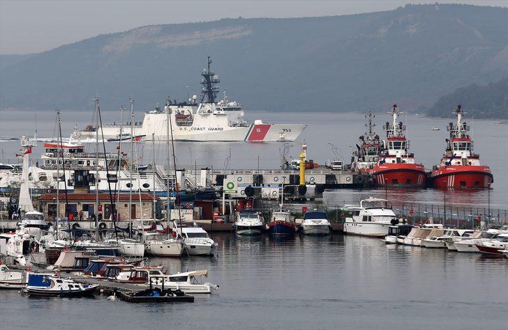 GÜNCELLEME - ABD sahil güvenlik gemisi "USCGC Hamilton" Çanakkale Boğazı'ndan Marmara'ya açıldı G1