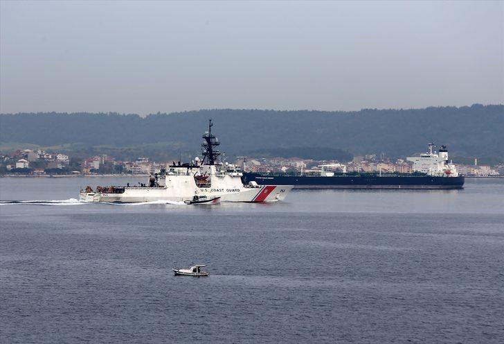 GÜNCELLEME - ABD sahil güvenlik gemisi "USCGC Hamilton" Çanakkale Boğazı'ndan Marmara'ya açıldı G2
