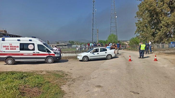 Hatay'da yangın çıkan otomobil kullanılamaz hale geldi G4