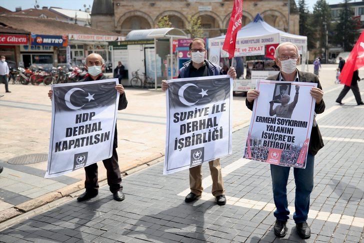 Düzce ve Karabük'te ABD Başkanı Biden'ın 1915 olaylarını "soykırım" olarak nitelemesine tepki G1