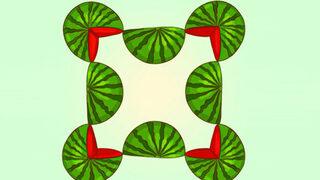 Zekanızı test edebileceğiniz ilginç mantık sorusu! Resimde kaç karpuz görüyorsunuz?