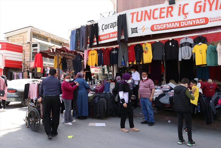 İç Anadolu'da "tam kapanma" öncesi alışveriş yoğunluğu görülüyor G5