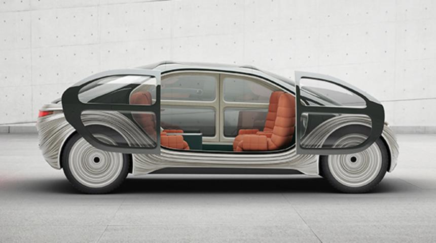 İşte havayı temizleyen sürücüsüz otomobil! Çift kişilik yatağı bile var