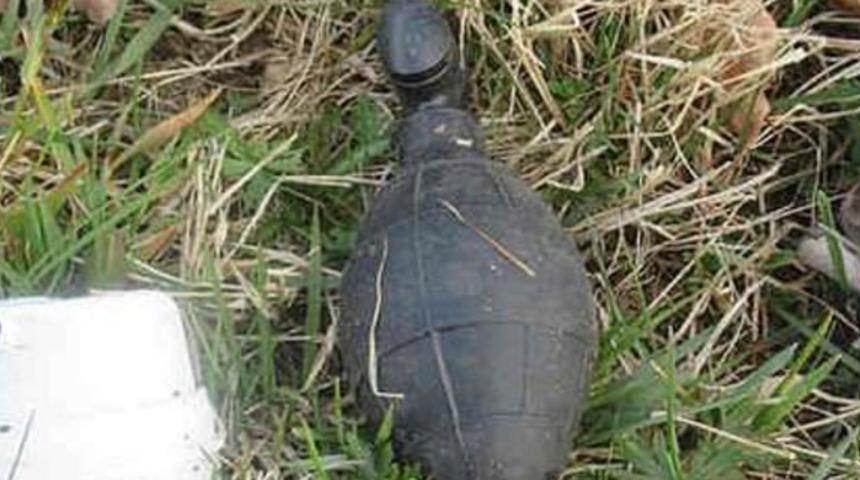 Ekipler harekete geçti gördükleri şey şaşkına çevirdi! El bombası sanılan şey...