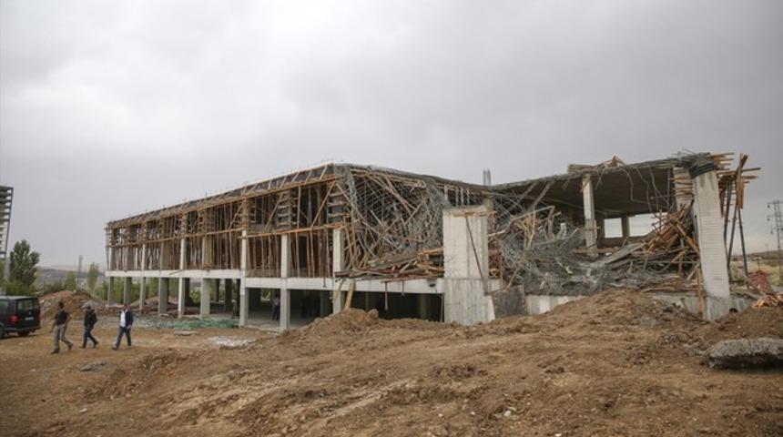 Ankara'da inşaatta göçük: 1 işçi hayatını kaybetti