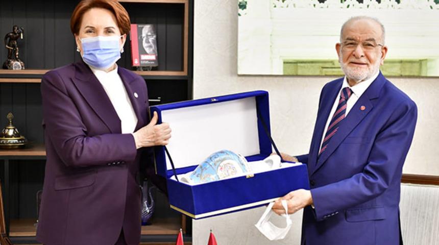 Akşener ile Karamollaoğlu'ndan ortak basın toplantısı