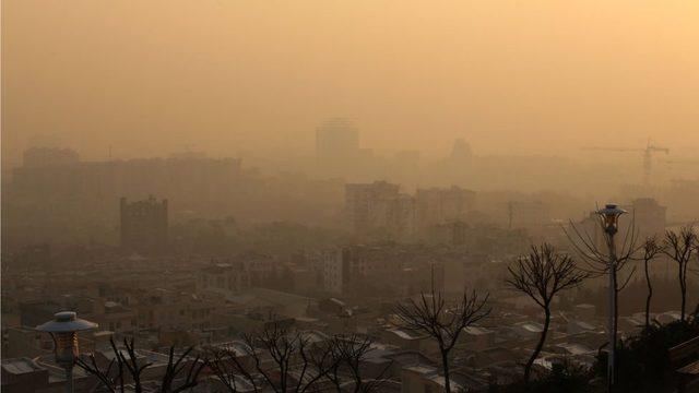 Tahran, hava kirliliği çok yüksek olan şehirlerden biri