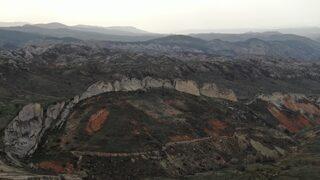 Sivas'ın doğal seddi, görenleri şaşırtıyor