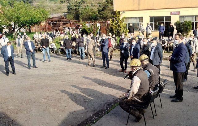 Türkiye Taşkömürü Kurumuna ait maden ocağının yeni panosunda üretime başlandı