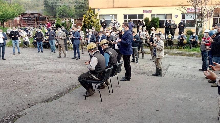 Türkiye Taşkömürü Kurumuna ait maden ocağının yeni panosunda üretime başlandı