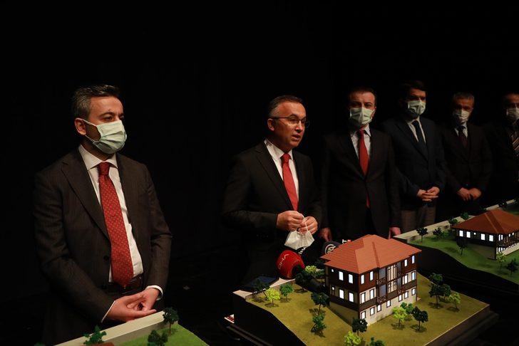 Rize'de "Kırsal Alan Yapılaşması" kapsamında yöre mimarisine uygun evler yapılacak G1