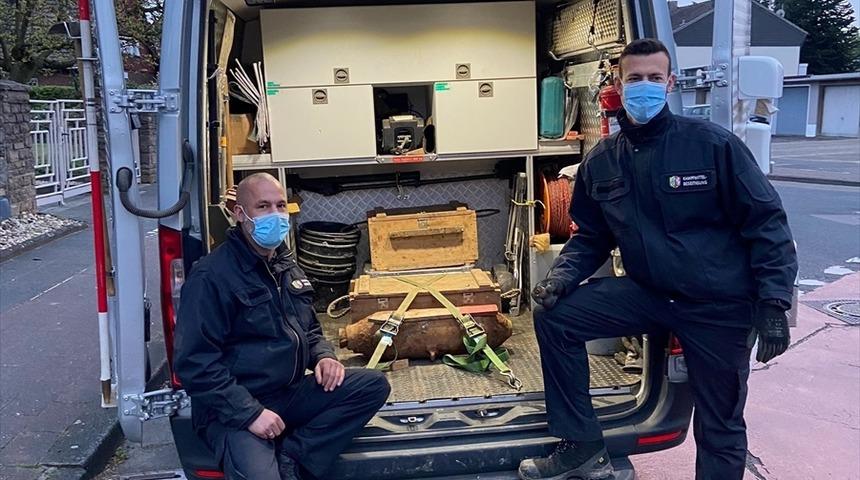 Almanya'da İkinci Dünya Savaşı'ndan kalma patlamamış bomba imha edildi