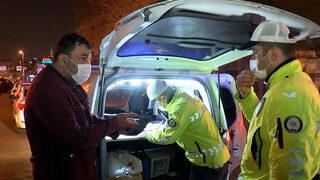 Tam kapanmanın ilk gecesinde ceza yağdı!