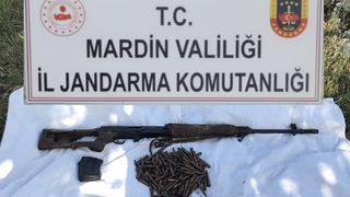 Mardin'de terör operasyonu! Keskin nişancı tüfeği ele geçirildi
