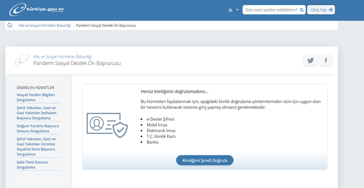 1100 TL pandemi sosyal yardım başvurusu nasıl yapılır, ödemeler ne zaman? İşte E-Devlet 1100 TL pandemi sosyal destek başvuru ve sorgulama ekranı... G5