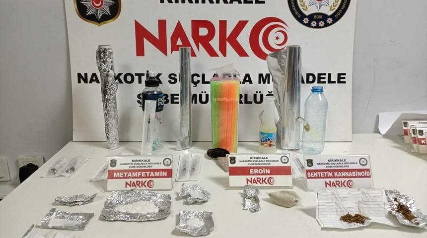 Kırıkkale'de uyuşturucu operasyonunda 4 şüpheli gözaltına alındı