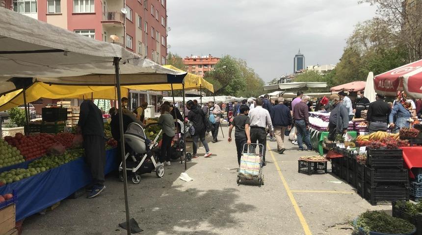 Müşteriye yarım kilo biber vermeyen pazarcıya zabıtadan uyarı