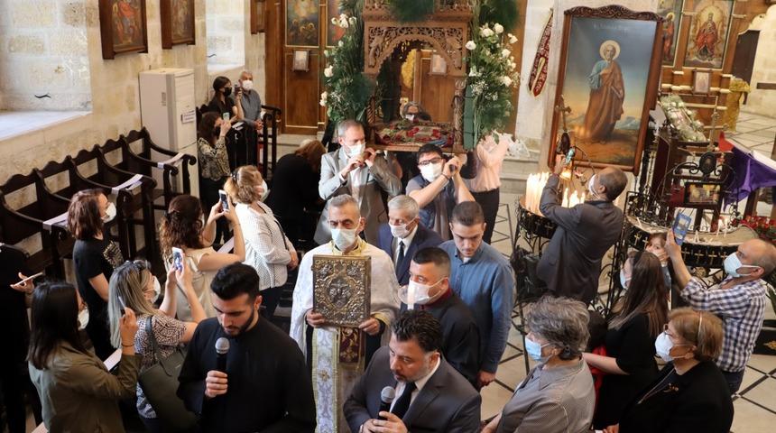 Hatay'da, Hz. İsa'nın temsili cenaze töreni ayini düzenlendi