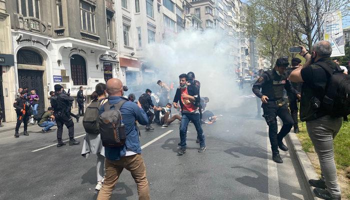 1 Mayıs gerginliği! Taksim'e yürümek isteyen gruplara müdahale: Çok sayıda gözaltı