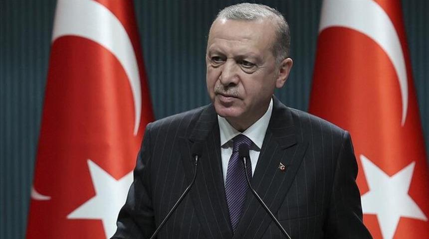 Cumhurbaşkanı Erdoğan'dan şehit ailelerine taziye mesajı