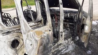 Ölümden döndüler! Filyasyon ekibini taşıyan araç alev topuna döndü