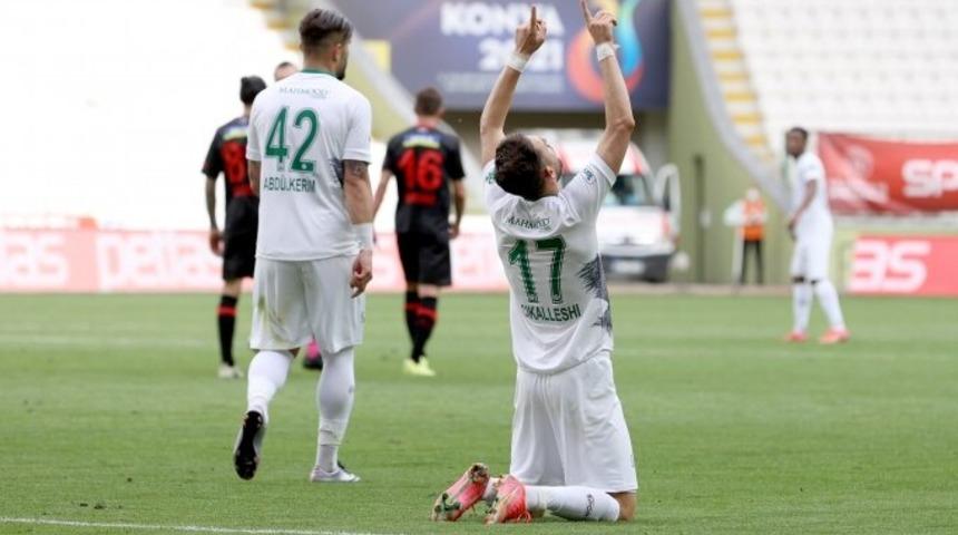 Konyaspor farka koştu, Süper Lig'de kalmayı garantiledi