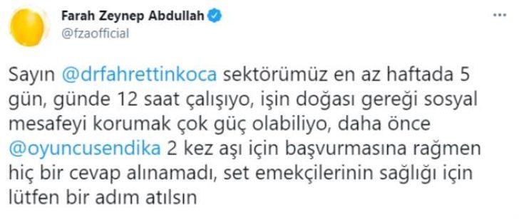Oyuncular ve set çalışanları ne zaman aşılanacak? Bakan Koca'ya çağrı G2
