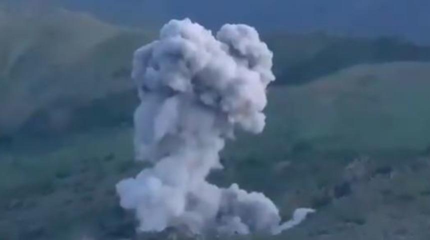 Türk Hava Kuvvetleri teröristlerin mevzilerini imha etti