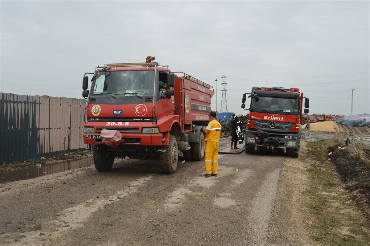Afyonkarahisar'da biyok&uuml;tle enerji santralindeki yangın s&ouml;nd&uuml;r&uuml;ld&uuml;