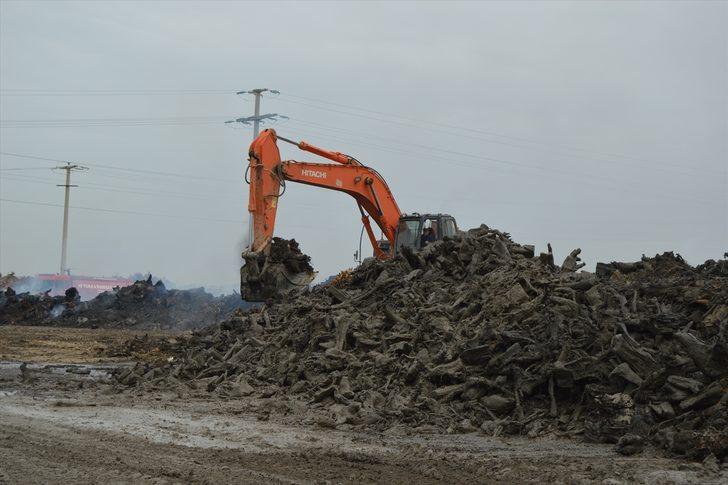Afyonkarahisar'da biyokütle enerji santralindeki yangın söndürüldü G3