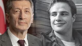 Sosyal medyadaki akıma o da uydu! Milli Eğitim Bakanı Ziya Selçuk'tan Marlon Brando paylaşımı