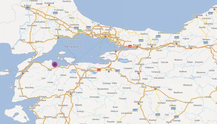 Son Dakika: Çanakkale'de 4.0 büyüklüğünde deprem! İstanbul'da da hissedildi