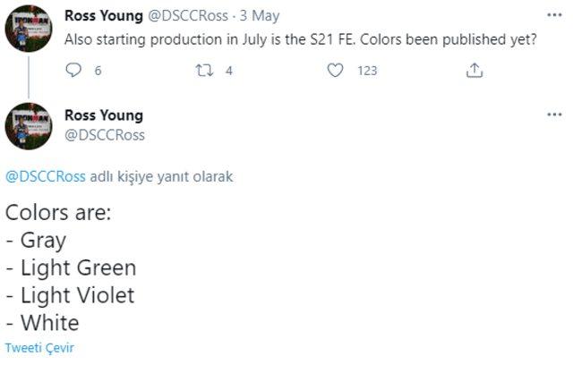 Ross Young tweet