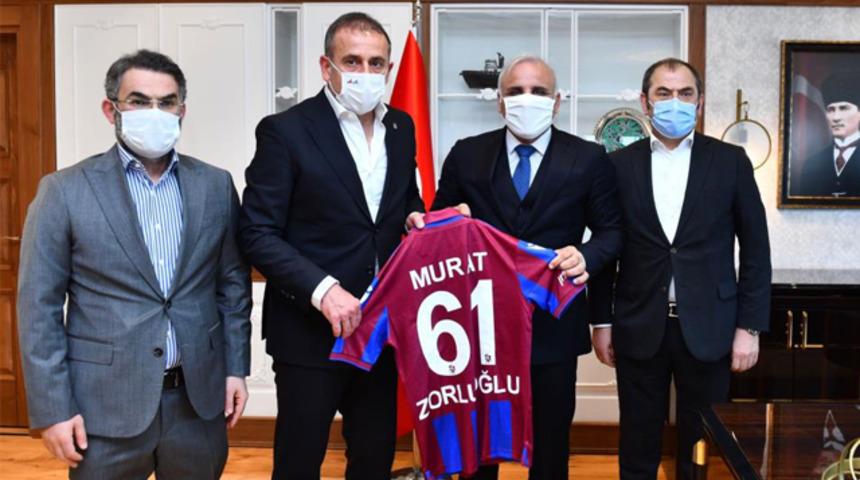 Abdullah Avcı'dan başkan Zorluoğlu'na ziyaret