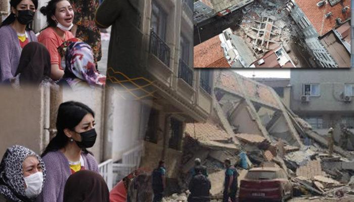 Son Dakika: İstanbul'da boşaltılan bina çöktü