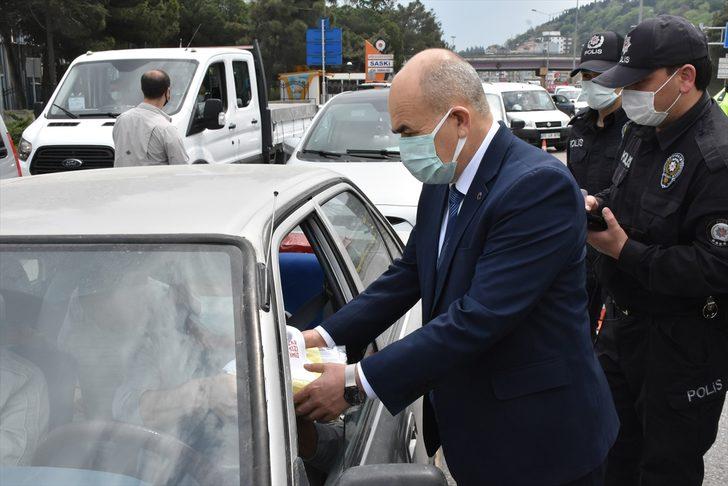 Samsun Valisi Dağlı trafik denetimine katıldı: G3
