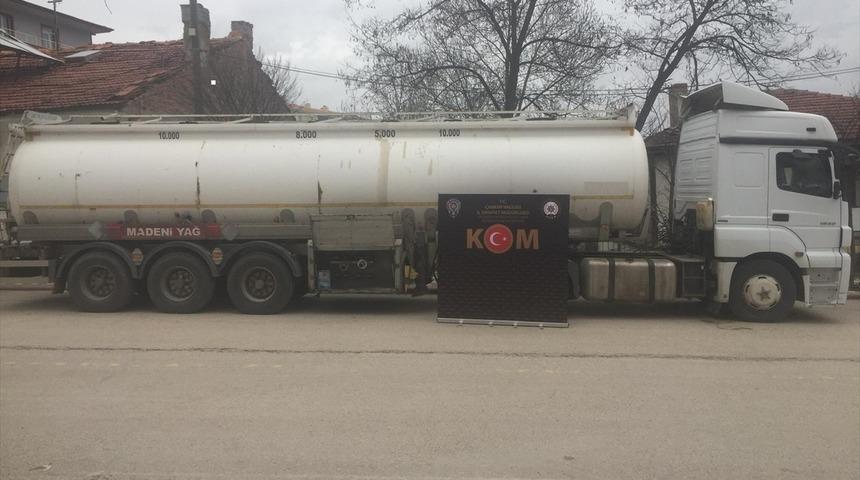 Çankırı'da 28 bin 757 litre kaçak akaryakıt ele geçirildi