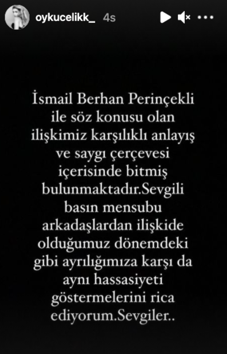 Öykü Çelik ve sevgilisi İsmail Berhan neden ayrıldı? Açıklaması şoke etti!  G3