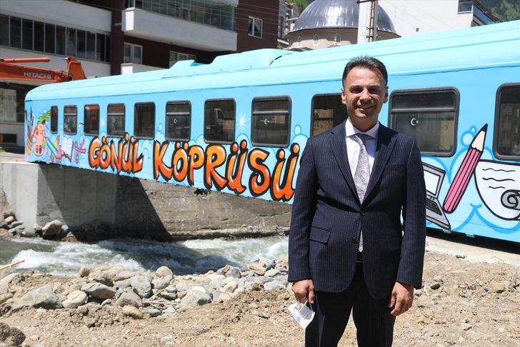 Eski tren vagonundan yapılan köprü Maçka Deresi üzerine yerleştirildi G4