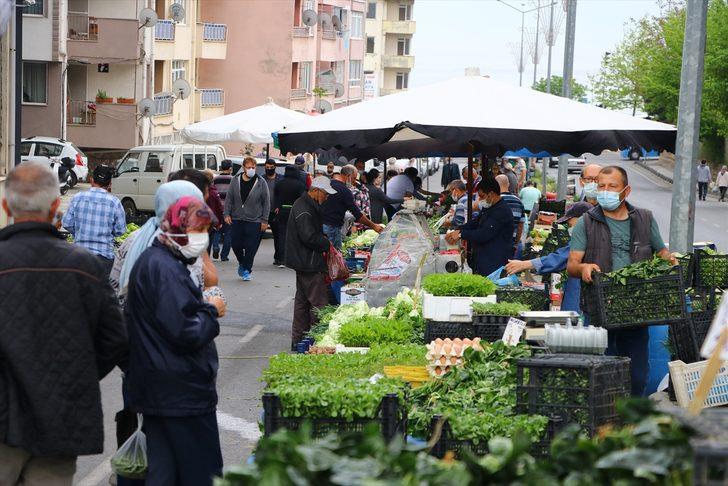 Trakya'da halk pazarları Kovid-19 tedbirlerine uyularak açıldı G5