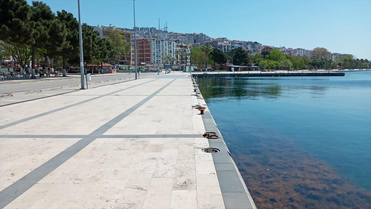 Samsun ve &ccedil;evre illerde "tam kapanma" s&uuml;recinin dokuzuncu g&uuml;n&uuml;nde sessizlik hakim
