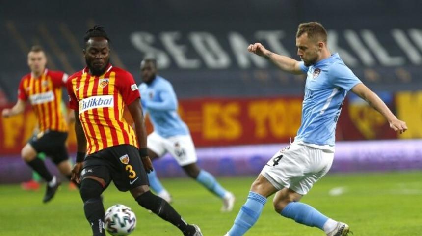 Kayserispor ile Gaziantep FK yenişemedi