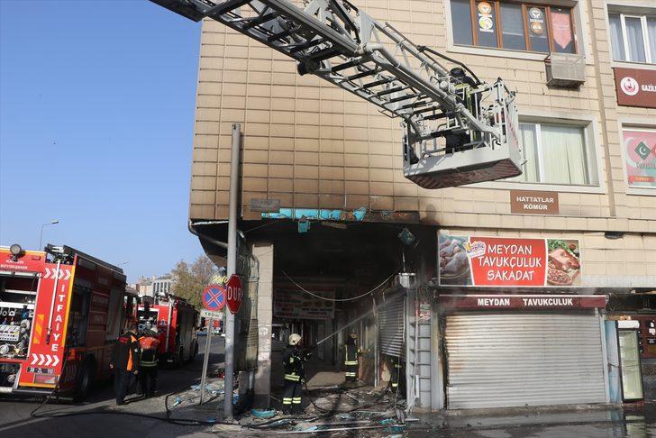 Kayseri'de iş yerinde çıkan yangın hasara neden oldu G5