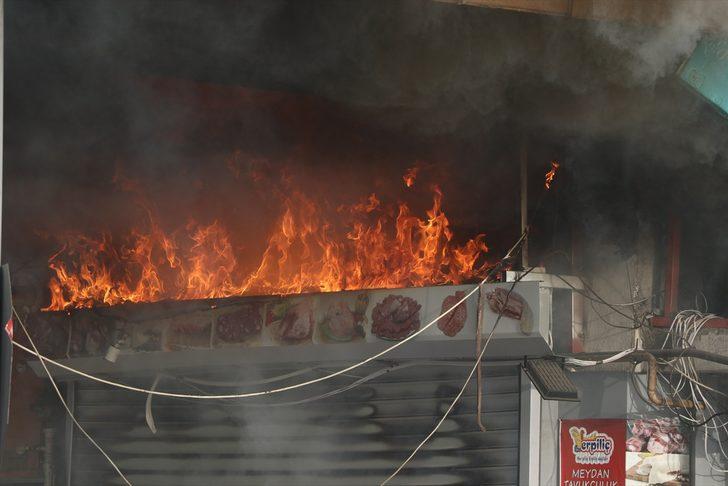 Kayseri'de iş yerinde çıkan yangın hasara neden oldu G2