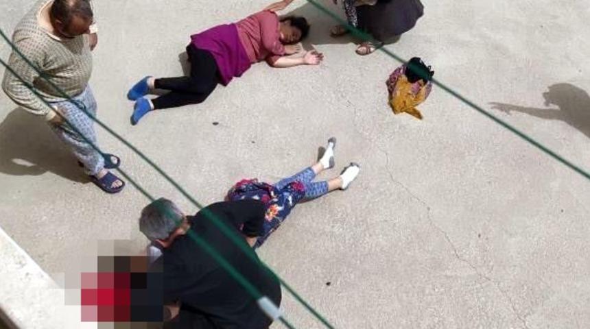 Gelin- g&ouml;r&uuml;mce ikinci katın balkonundan d&uuml;şt&uuml;