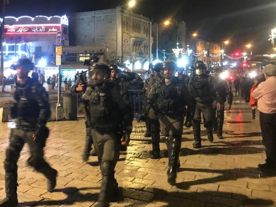 İsrail polisinden Şam Kapısı'nda Filistinlilere saldırı