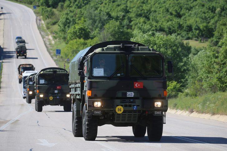 NATO Steadfast Defender 2021 Tatbikatı'na katılmak üzere yola çıkan Mehmetçik, Hamzabeyli Sınır Kapısından Bulgaristan'a geçiş yaptı G2