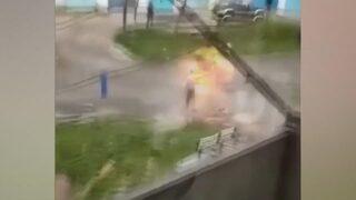 Rusya'da polise gözdağı vermeye çalıştığı bomba elinde patladı