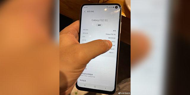 Galaxy F52 5g fotoğrafı